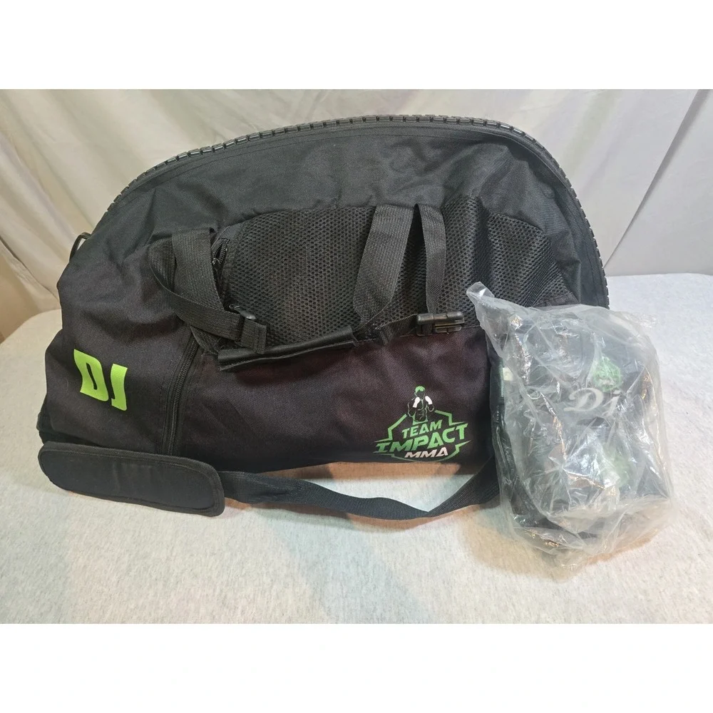 Team Impact MMA Duffle Bag And New Glove Combo 